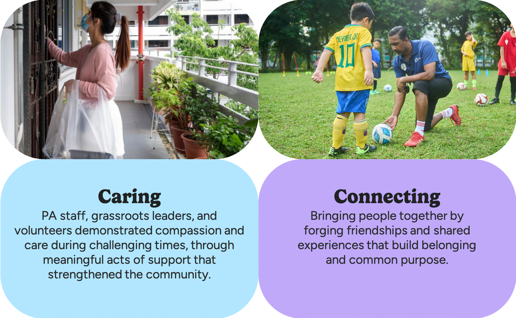 Caring and connecting